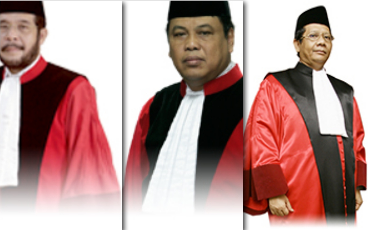 Perbandingan Rekam Jejak dan Prestasi Tiga 'Pendekar' MK. Mahfud MD, Arief Hidayat dan Anwar Usman