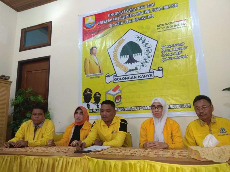 Daftar di DPD I Golkar,Tim Keluarga Fachrori Langsung Pinta Jadwal Pertama