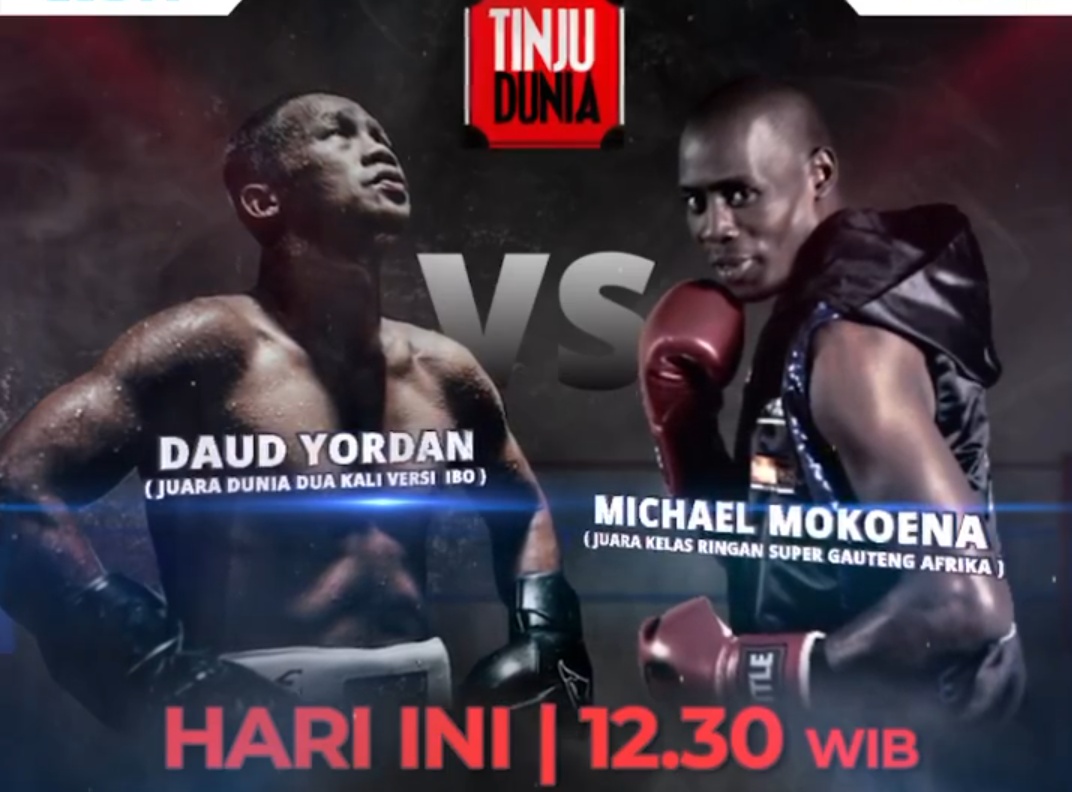 Link Live Streaming Tinju Dunia, Daud Yordan vs Michale Mokoena Pukul 12.30 WIB, Daud Diunggulkan