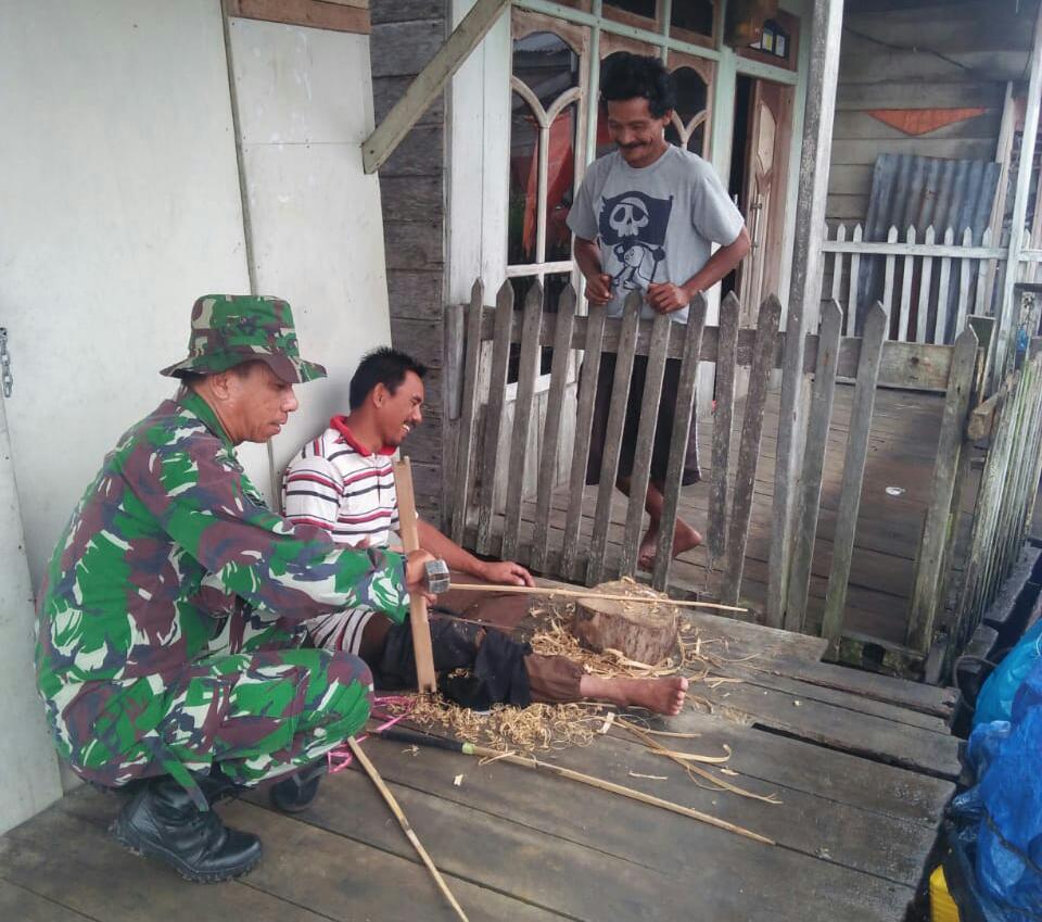 TNI Manunggal Dengan Masyarakat, Kehadiran Satgas TMMD ke 103 Meramaikan Desa Pangkal Duri