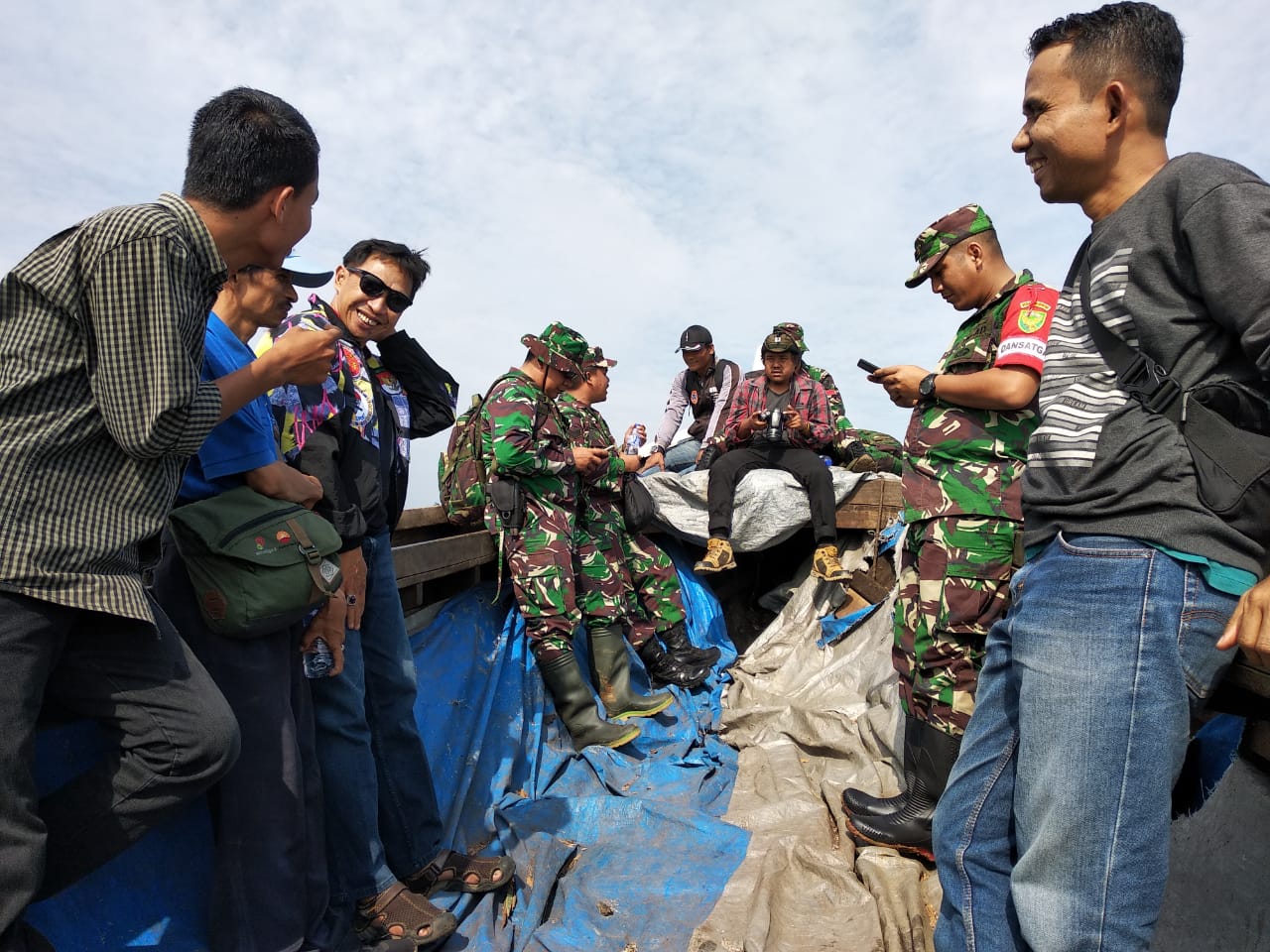 Dansatgas Terjun Langsung ke Lokasi TMMD ke-103 Kodim 0419/Tanjab, Pantau Langsung Program TMMD