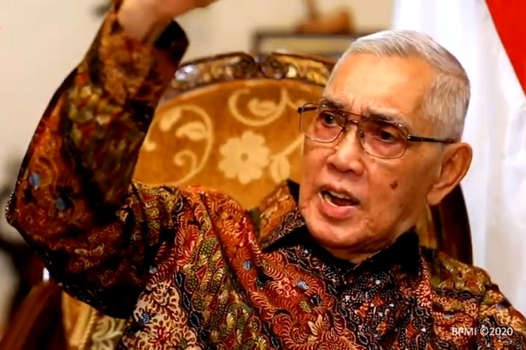 Kata Mantan Wapres Try Sutrisno, Musuh Tak Terlihat Yang Dihadapi Sekarang Adalah Covid-19