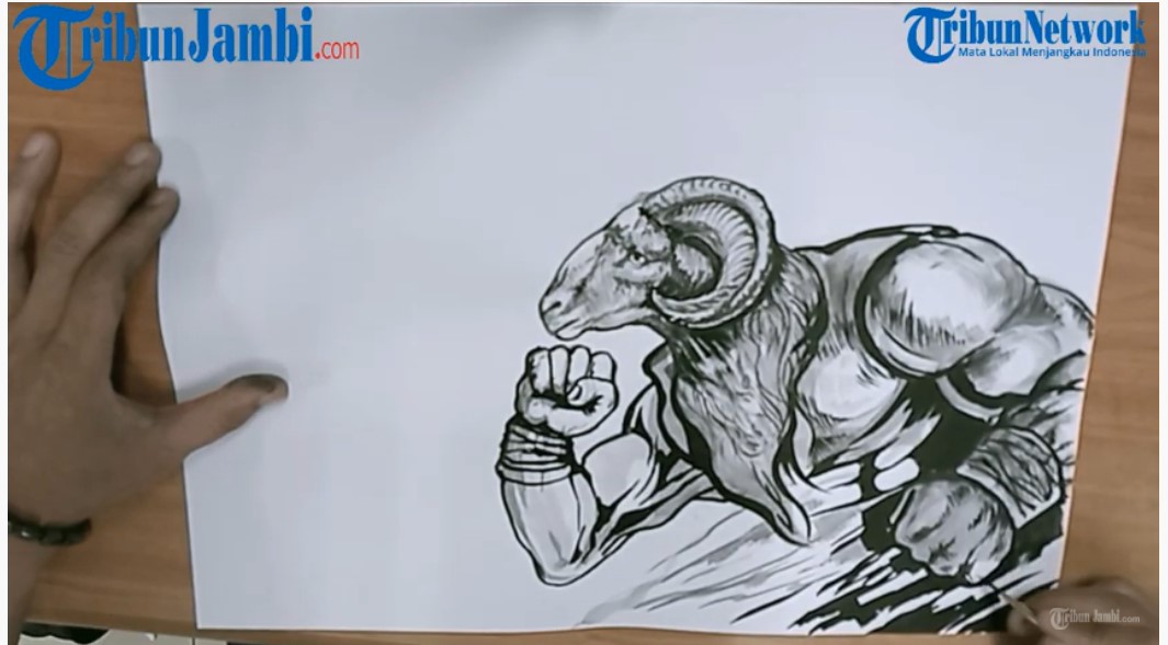 Tutorial Gambar Setop Adu Domba, Sedapat Mungkin Gunakan Alat Seadanya