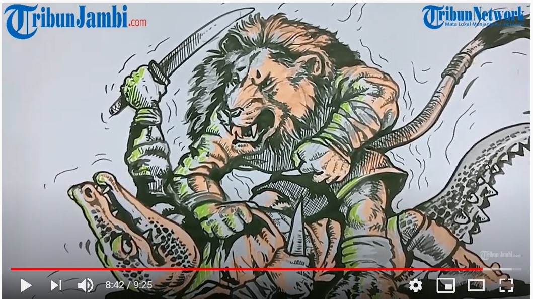 Tutorial Gambar Singa, Mulai dari Sketsa Objek Hingga Pewarnaan