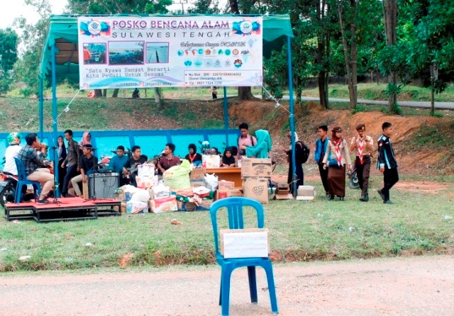 Mahasiswa UIN Jambi Menggalang Dana untuk Korban Gempa, Posko Dibuka Tiga Hari