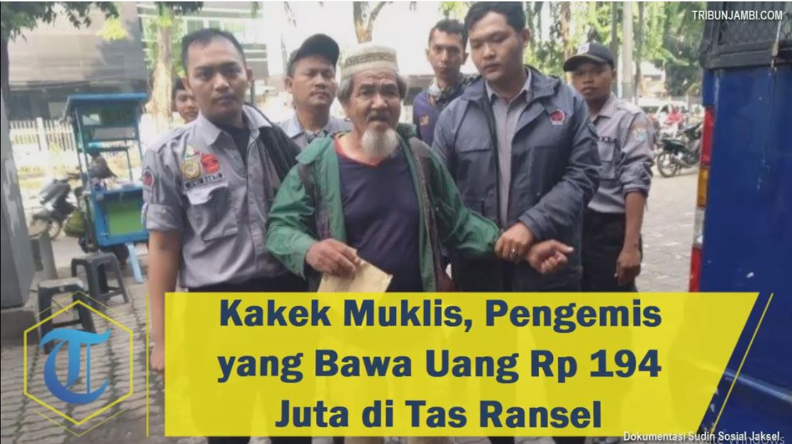 Nasib Pengemis Asal Jambi yang Ditangkap di Jakarta, Uang Rp 194 di Tas Miliknya Dikembalikan
