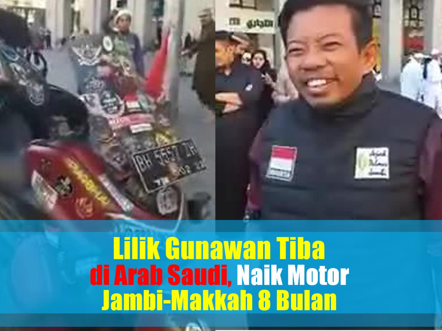 Yamaha NMax yang Temani Lilik dari Jambi-Makkah Dilelang di Makkah,Lilik:Uangnya untuk Bangun Masjid