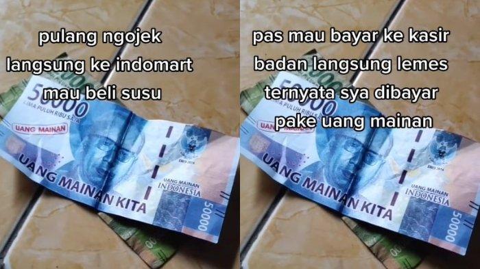 Viral Kisah Driver Ojol Tak Bisa Beli Susu Anak, Ditipu Penumpang dengan Uang Mainan, Langsung Lemes