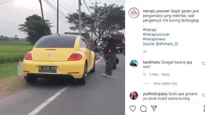 Harga Mobil VW Beetle Kuning yang Tabrak Polisi di Klaten Ternyata Masih Sangat Mahal