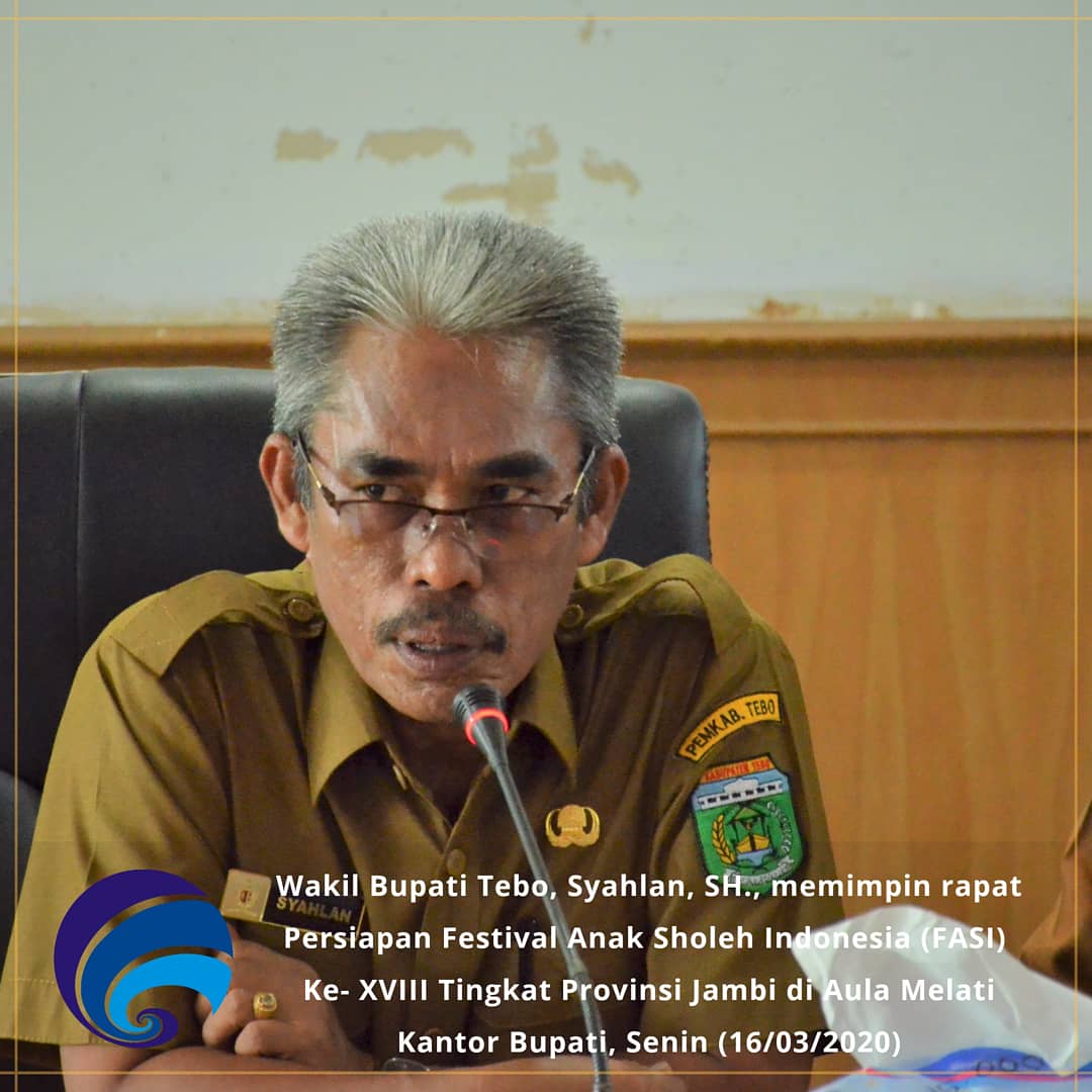 Wabup Tebo Tanggapi Pulangnya Pasien 01 Positif Corona, Syahlan: Sudah Bersedia ke RSUD Lagi