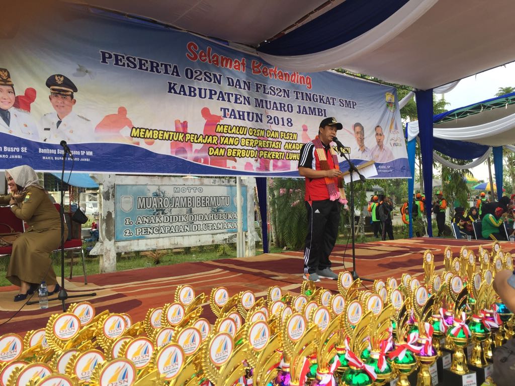 Ini Pesan Bambang Untuk Peserta O2SN dan FLS2N Muarojambi