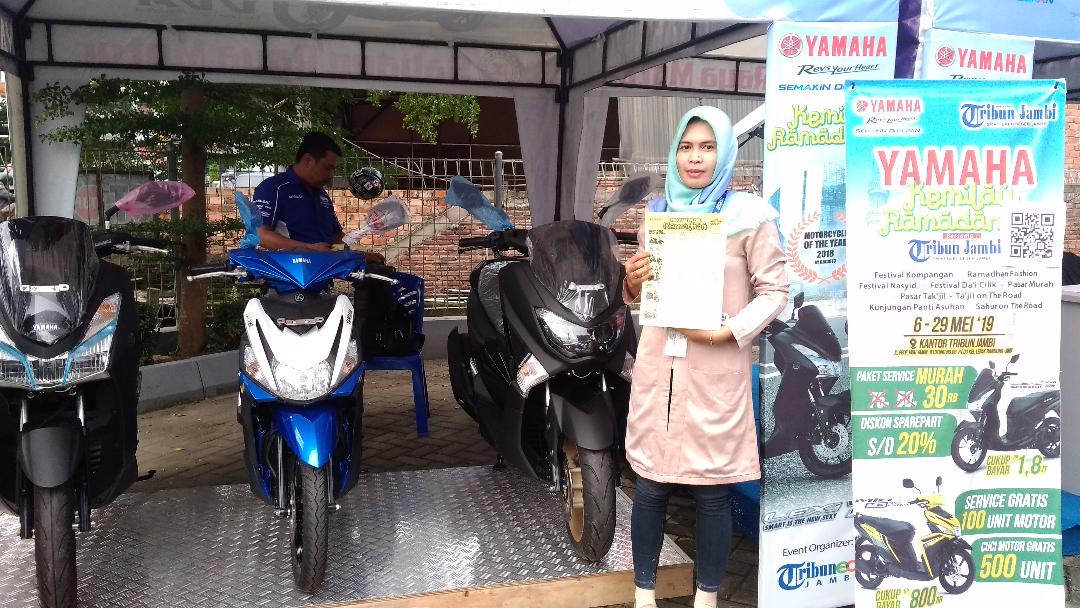 YUK RAMAIKAN! Blue Core Yamaha Motor Show di Desa Kampung Baru Bajubang