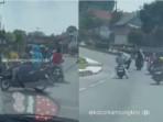 Geng Motor Viral Bawa Sajam Berkeliaran Siang Hari di Jambi, Warganet Ngadu ke Presiden Prabowo