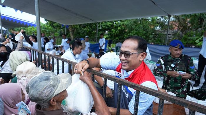 06032026 Pertamina Kilang Cilacap menggelar Pasar Murah Ramadan yang menjual sembako