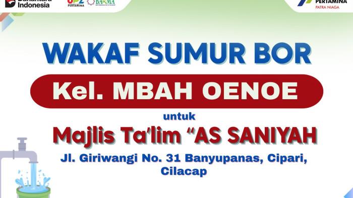 19022026 Bazma Kilang Cilacap memberikan bantuan sumur bor kepada warga Cipari