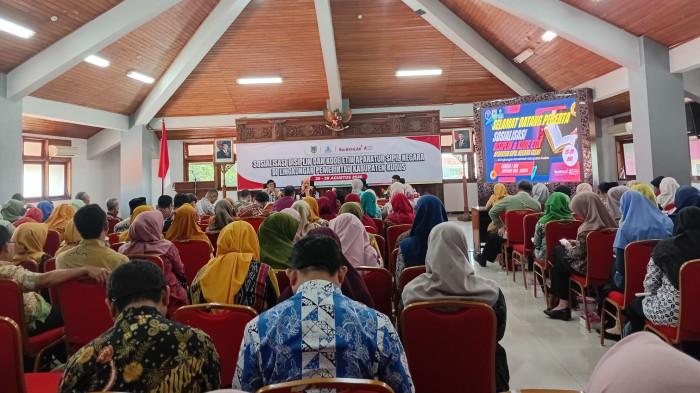 PEMBINAAN ASN - Ratusan ASN di lingkungan Pemkab Kudus mengikuti pembinaan dan sosialisasi kode etik dan disiplin ASN, Kamis (28/8/2025) di ruang rapat lantai 4 gedung A Setda Kudus. Tahun ini sudah ada 10 ASN yang mendapatkan hukuman disiplin dari tiga OPD. (TRIBUN JATENG/SAIFUL MA'SUM)