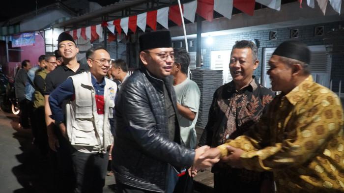 Dedy Yon dan Budi Arwan Kunjungi Pos Satkamling Kelurahan Randugunting dan Tegalsari Tegal