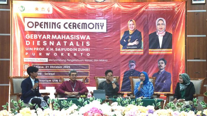 UIN Saizu Gaungkan Moderasi dan Kearifan Lokal di Opening Ceremony Dies Natalis ke-63