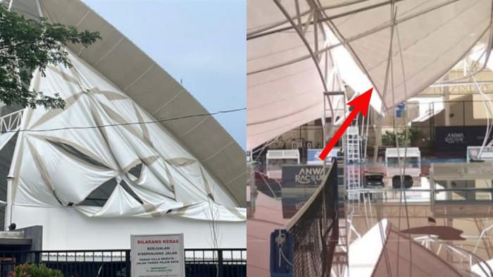7 Artis Sedang Turnamen saat Atap Lapangan Padel Ambruk, Detik-Detik Panik Terekam Video