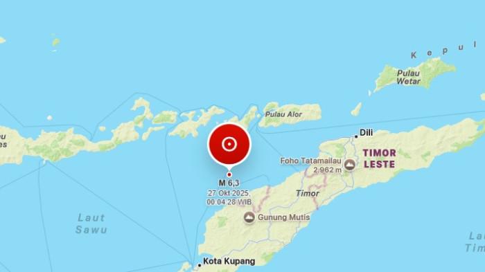 Gempa Terkini Senin 27 Oktober 2025 Pagi Ini, Info Lengkap BMKG Klik di Sini