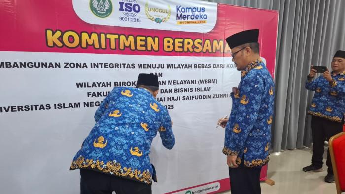 FEBI UIN Saizu Lakukan Kick Off Zona Integritas: Siap Jadi Role Model Fakultas Berintegritas!
