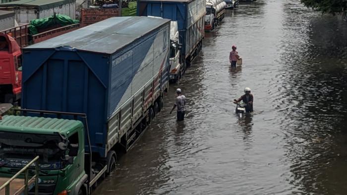 Daftar Lokasi Tergenang Banjir di Kota Semarang Lengkap Dengan Ketinggiannya, Terowongan USM 50 CM