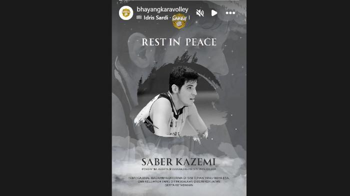 Berita Duka, Saber Kazemi Meninggal, Eks Pemain Bhayangkara Presisi