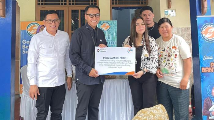 1.000 Warga Tegal Terima Bantuan Paket Sembako dari BRI Peduli