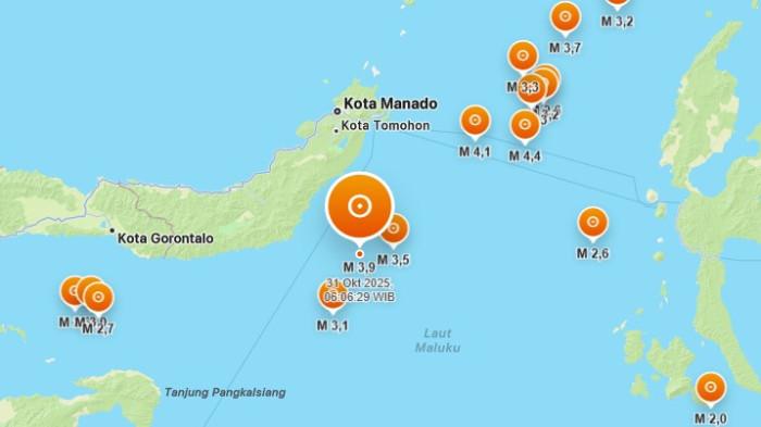 Gempa Terkini Jumat 31 Oktober 2025 Pagi Ini, Baru Terjadi, Info Lengkap BMKG Klik di Sini