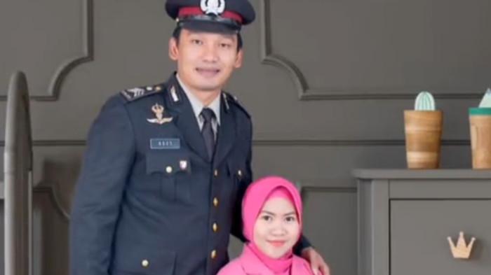 OKNUM POLISI - Bripka Agus (AS) diduga terlibat pembunuhan Faradila, adik iparnya