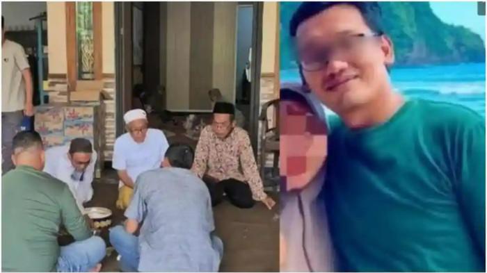 PEMBUNUHAN ADIK IPAR - (kanan) Tampang Bripka AS yang diduga menjadi pelaku pembunuhan mahasiswi asal Probolinggo yang tak lain merupakan iparnya sendiri. Terduga pelaku ditangkap di RS Bhayangkara, Watukosek, Sidoarjo, Selasa (16/12/2025). 