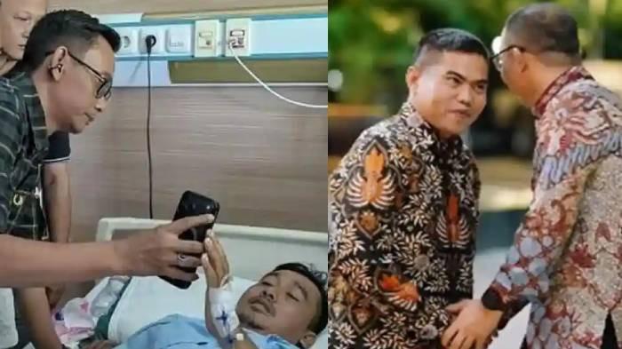 BOS ROKOK - (kiri) Bos Rokok HS Muhammad Suryo saat video call dengan korban kecelakaan yang ditabraknya. (kanan) Foto Muhammad Suryo diambil dari instagram suryagroup. Muhammad Suryo, pengusaha rokok HS mengalami kecelakaan lalu lintas di Jalan Wates–Purworejo, tepatnya di wilayah Palihan, Temon, Kulon Progo, Daerah Istimewa Yogyakarta, Minggu (1/3/2026) sore.