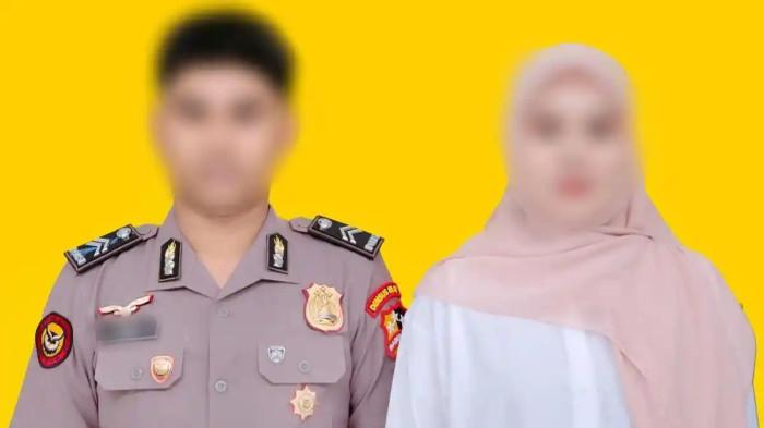GAGAL MENIKAH: AH alias Anisa (25) kanan dan Briptu AA alias Alim (kiri). Pasangan di Kota Ternate ini gagal menikah dan berujung somasi yang dilayangkan pihak perempuan 