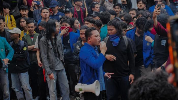 20260614 Presiden BEM UMP saat menggelar aksi demo