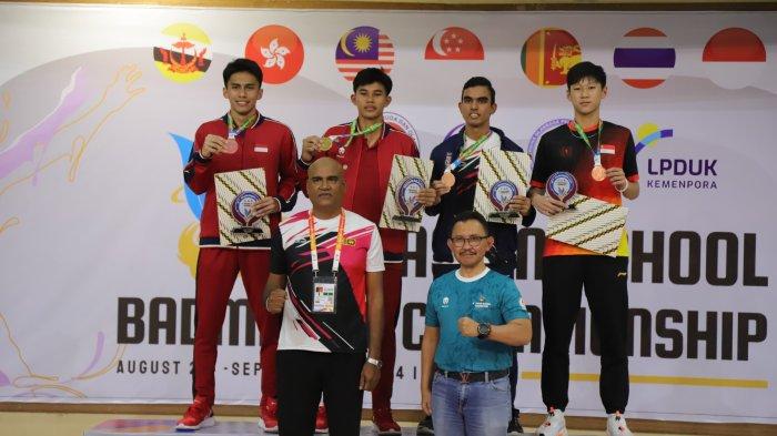 Koleksi Enam Emas, Indonesia Pastikan Juara Umum di Asian School Badminton Championship 2024