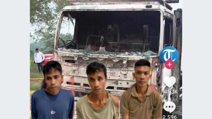 Alasan 3 Pemuda Bakar Sopir Truk yang Beri Tumpangan: Kesal Truk Mogok