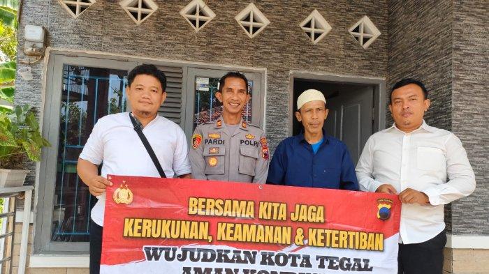 Polres Tegal Kota Sampaikan Pesan Pemilu Damai Lewat Tokoh Masyarakat