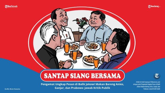 Jokowi Makan Bareng Anies, Ganjar, Prabowo: Surya Paloh Memuji, Politikus PDIP Pertanyakan Konteks