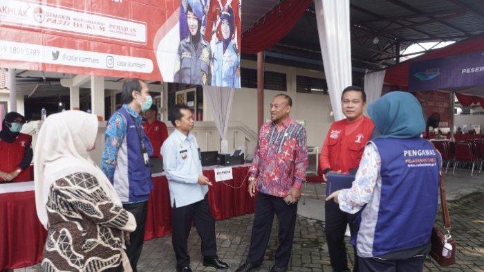 Hari Kedua SKD Catar Poltekip Poltekim, Irwil IV dan Ombudsman Tinjau Pelaksanaan