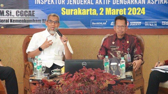 Himpun Aspirasi Pegawai, Irjen ADA Hadir di Rutan Surakarta