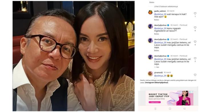 RIBUT- Isi Percakapan Dearly Djoshua Ribut dengan Wanita yang Ditemui Ari Lasso, Penyebab Putus?