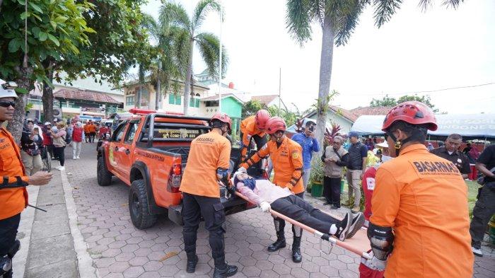 SBI dan BPBD Cilacap Gelar Simulasi Bencana Alam, Ratusan Warga Dilibatkan