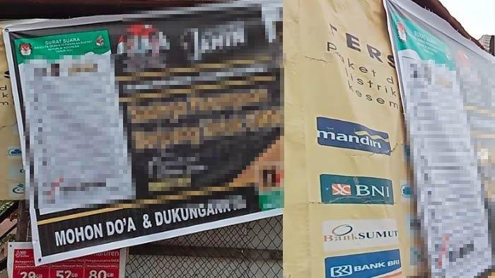 Reaksi Mengejutkan Caleg saat Diberitahu Balihonya Tutupi Spanduk Sebuah Toko, Ngamuk dan Menantang