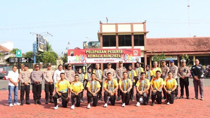 Lepas Peserta Kemala Run 2024, ini Pesan Kapolres Jepara