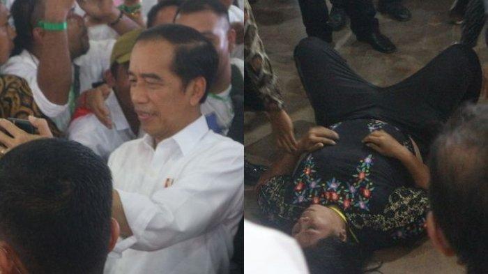 Ternyata Ini Alasan Wanita Asal Medan Nekat Lempar Sendal dan Air Ke Arah Jokowi