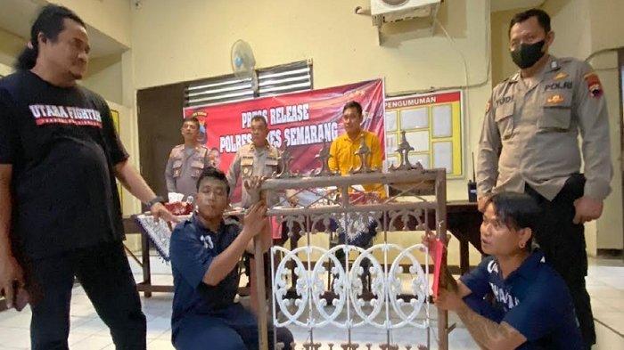 Dua Pemuda Warga Kuningan Semarang Utara Dibekuk Karena Maling Pagar di Perumahan Tanah Mas