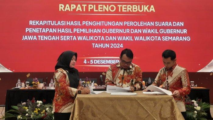 2 Komisioner KPU Kota Semarang Walk Out Saat Rapat Pleno Rekapitulasi, Ini Alasannya
