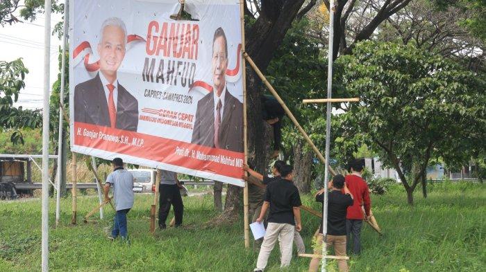 Tim Gabungan Tertibkan Ratusan Alat Peraga Sosialisasi Pemilu 2024 di Demak yang Dinilai Melanggar