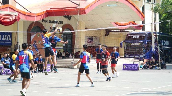 Rangkaian Dies Natalis Ke-36, USM Gelar Turnamen Voli Rektor Cup