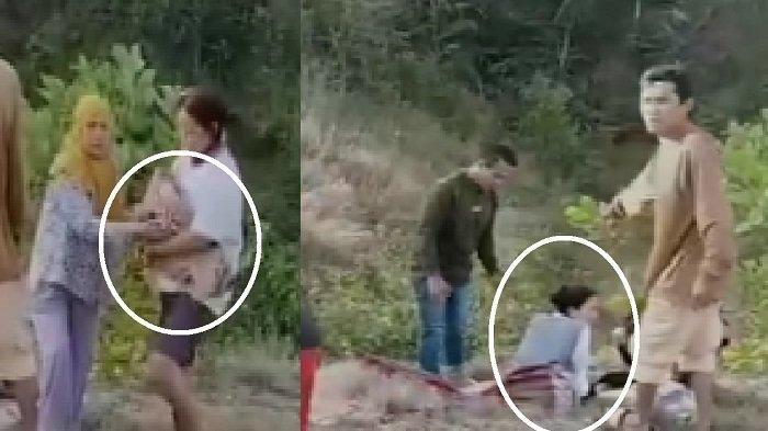 Viral Detik-detik Aksi Heroik Warga Bantu Ibu Melahirkan di Bebatuan: Selamat Bu